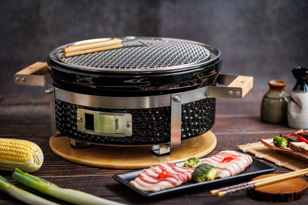 เตาถ่านบาร์บีคิว KINGBE YAKITORI CERAMIC 35ซม._10