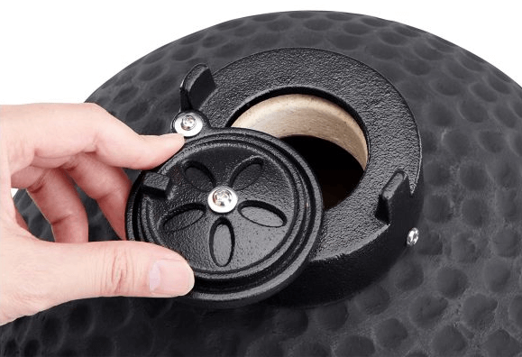 เตาถ่านบาร์บีคิว KINGBE KAMADO 13 นิ้ว สีดำ_2