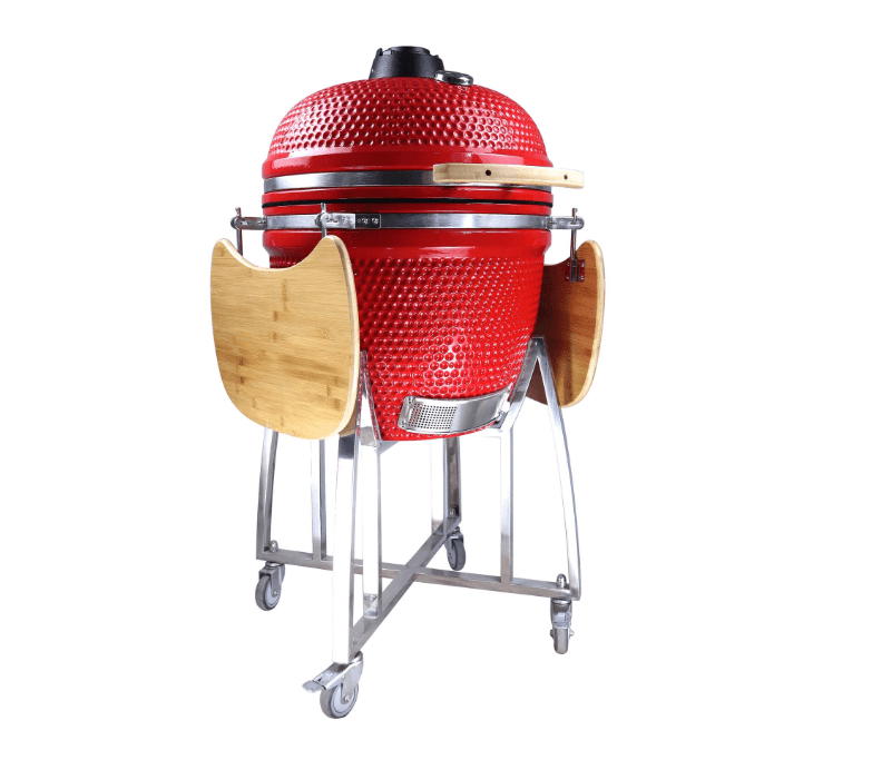 เตาถ่านบาร์บีคิว KINGBE KAMADO 18 นิ้ว สีแดง