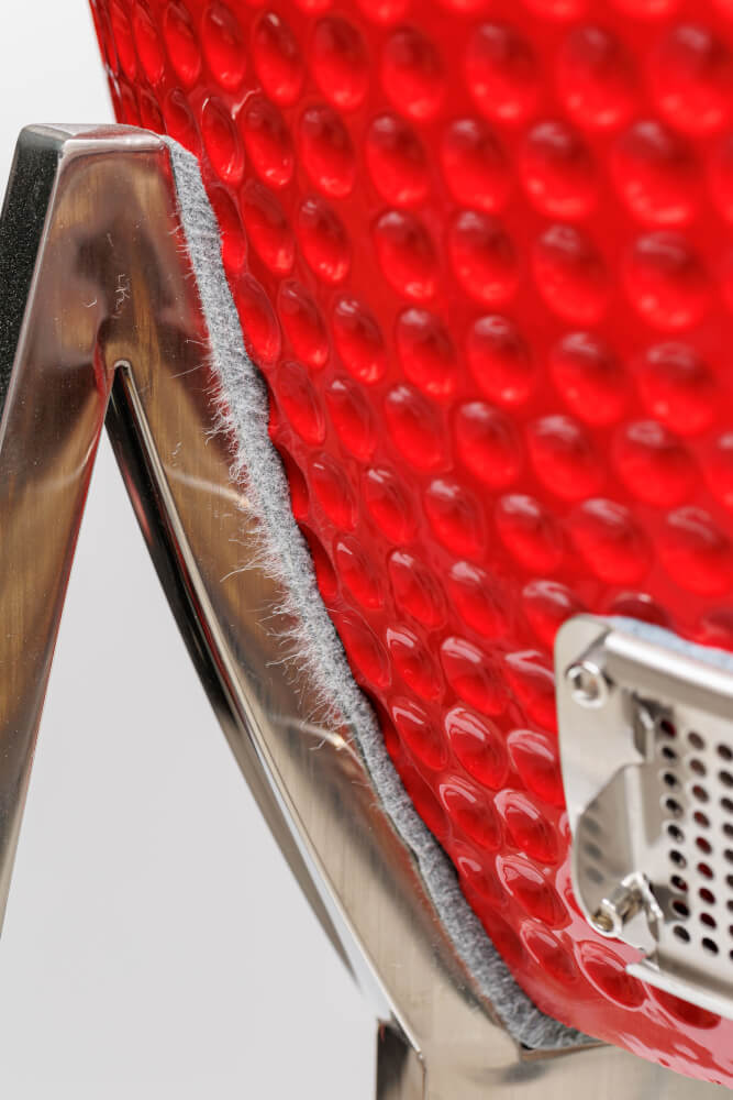 เตาถ่านบาร์บีคิว KINGBE KAMADO 23.5 นิ้ว สีแดง_5