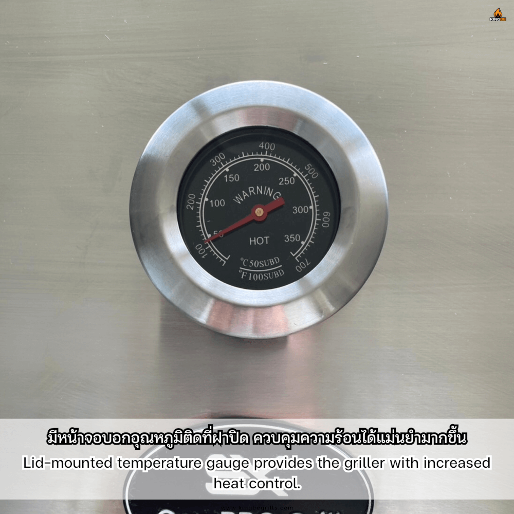 เตาแก๊สบาร์บีคิว 4 หัวและเตาด้านข้าง KINGBE_8