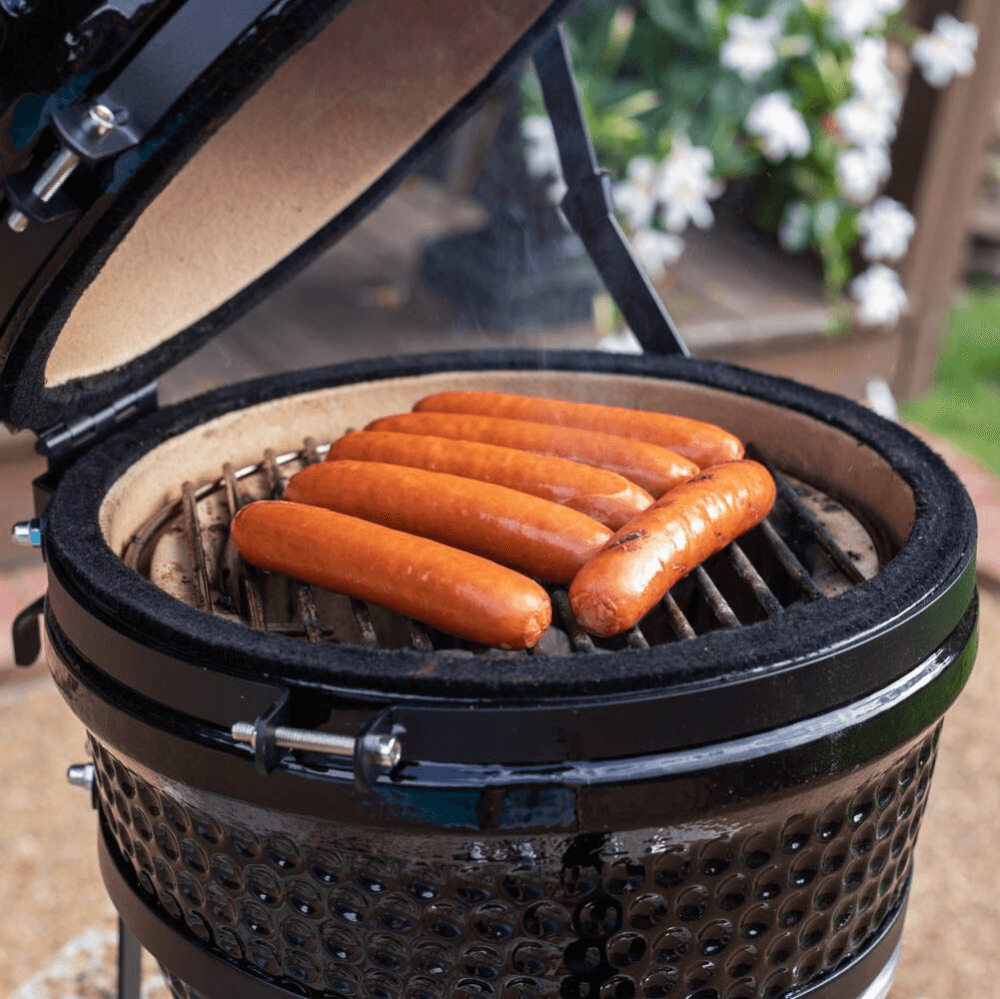 เตาถ่านบาร์บีคิว KINGBE KAMADO 13 นิ้ว สีดำ_9