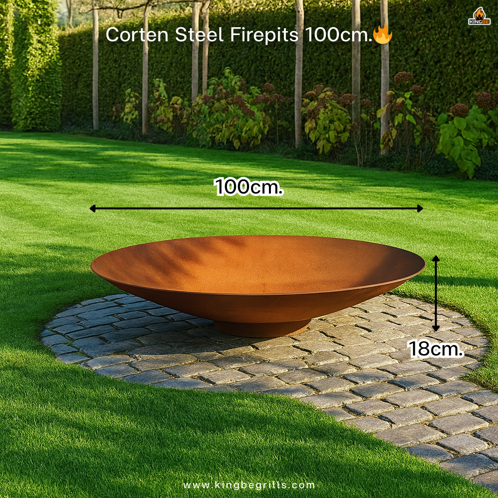 เตาผิงกลางแจ้ง KINGBE 99 CM. (CORTEN STYLE)_10