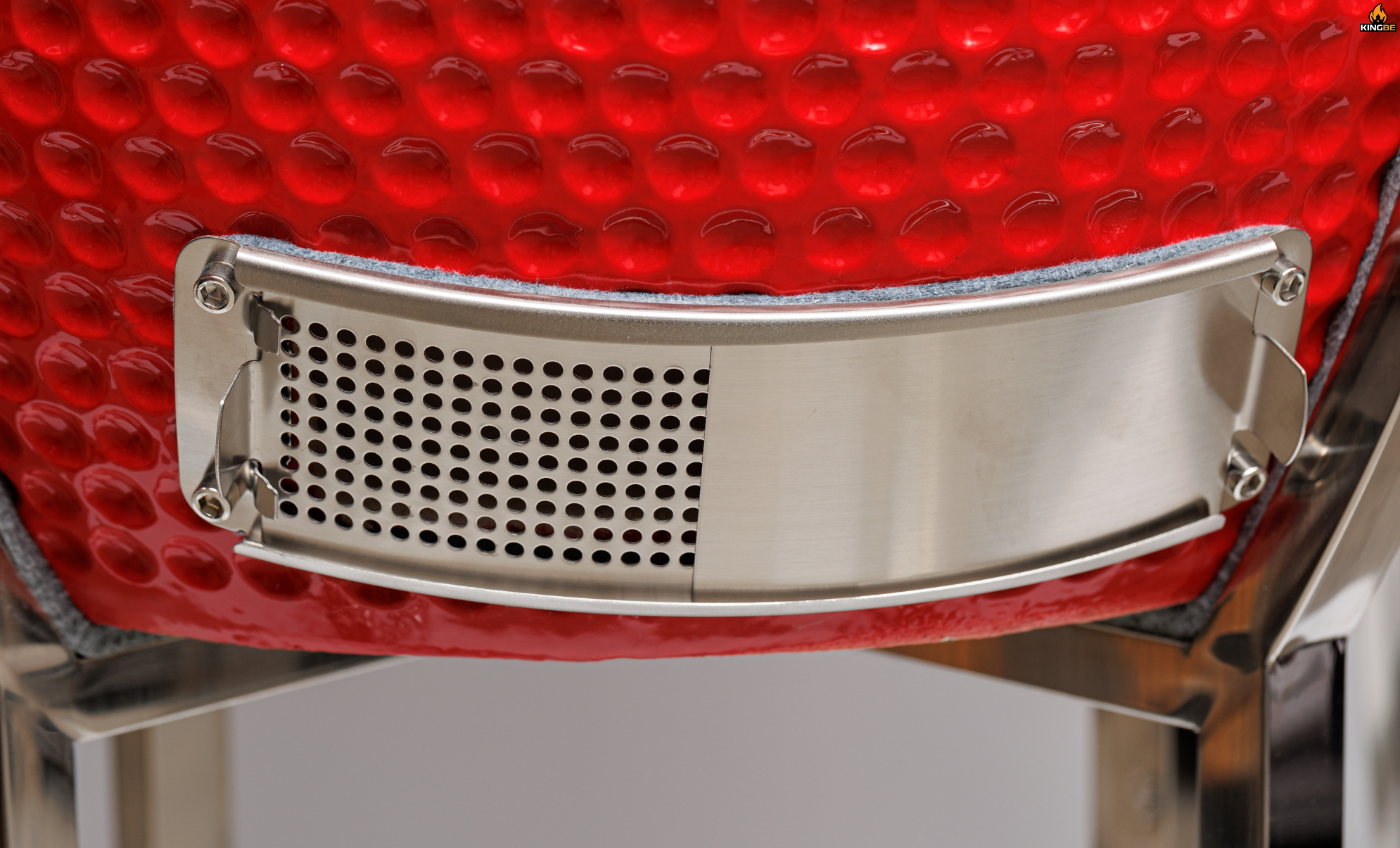 เตาถ่านบาร์บีคิว KINGBE KAMADO 18 นิ้ว สีแดง_5