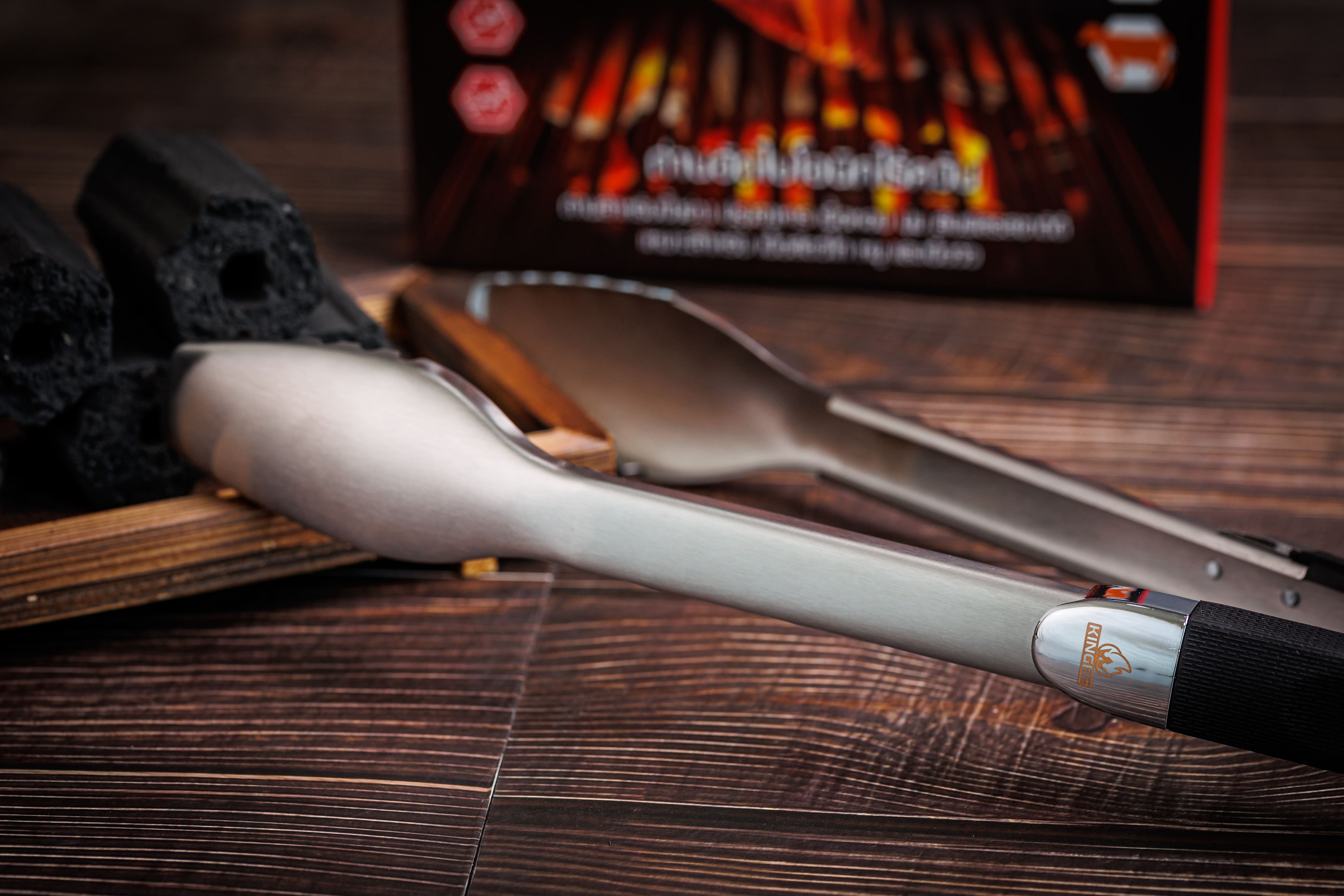 ที่คีบอาหารสแตนเลส KINGBE 44 ซม._7