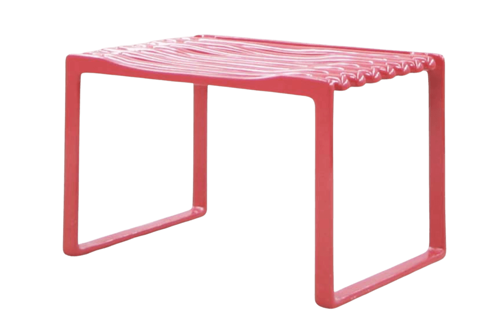 ม้านั่งสนาม INGFAH PATIO & OUTDOOR FURNITURE รุ่น MUSEUM COLLECTION แบบ 1 ที่นั่ง สีแดง_0