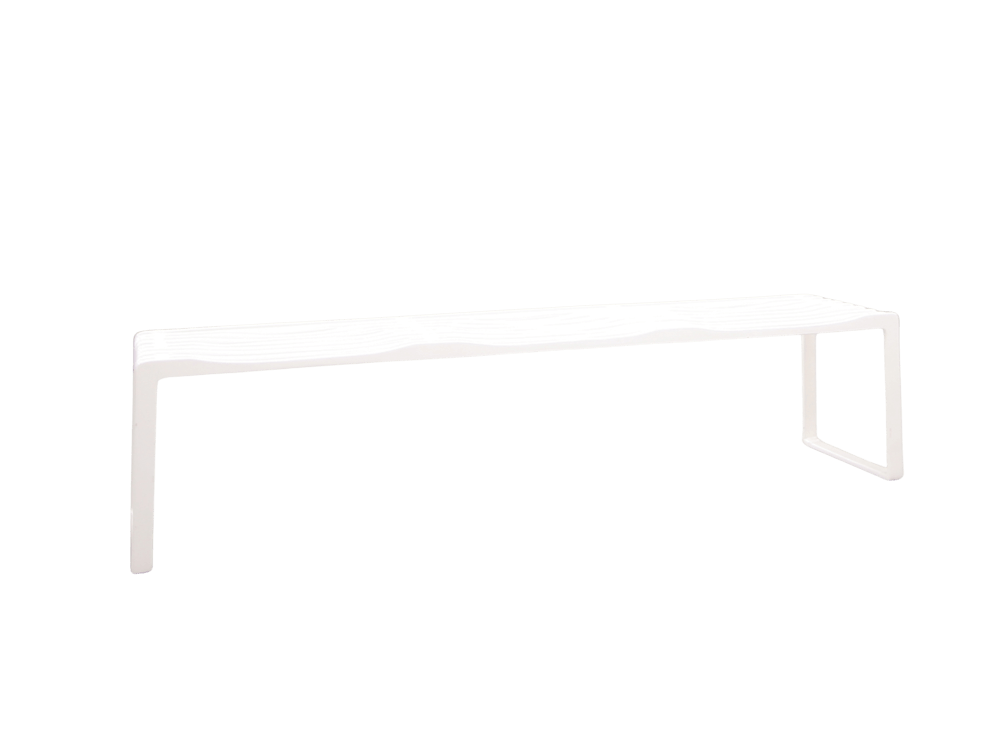 ม้านั่งกลางแจ้ง INGFAH PATIO & OUTDOOR FURNITURE รุ่น MUSEUM COLLECTION แบบ 3 ที่นั่ง สีขาวงาช้าง_0