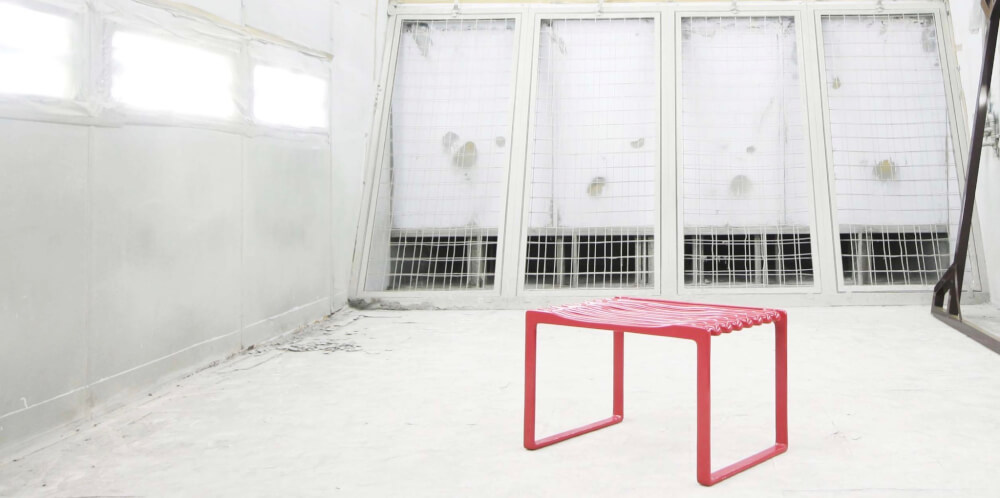 ม้านั่งสนาม INGFAH PATIO & OUTDOOR FURNITURE รุ่น MUSEUM COLLECTION แบบ 1 ที่นั่ง สีแดง_1