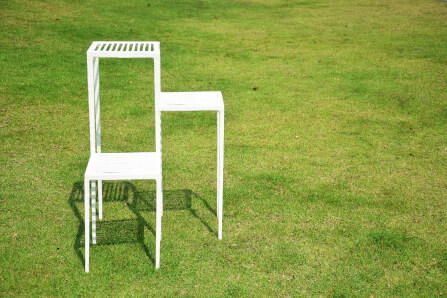 ชั้นวางกระถางชั้นต้นไม้ 3 ชั้น INGFAH PATIO & OUTDOOR FURNITURE รุ่น POTTER COLLECTION สีขาวงาช้าง_2