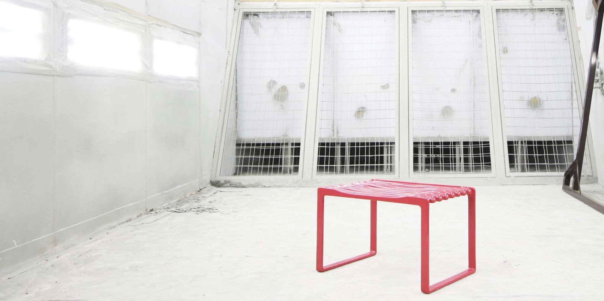 ม้านั่งสนาม INGFAH PATIO & OUTDOOR FURNITURE รุ่น MUSEUM COLLECTION แบบ 1 ที่นั่ง สีแดง_2