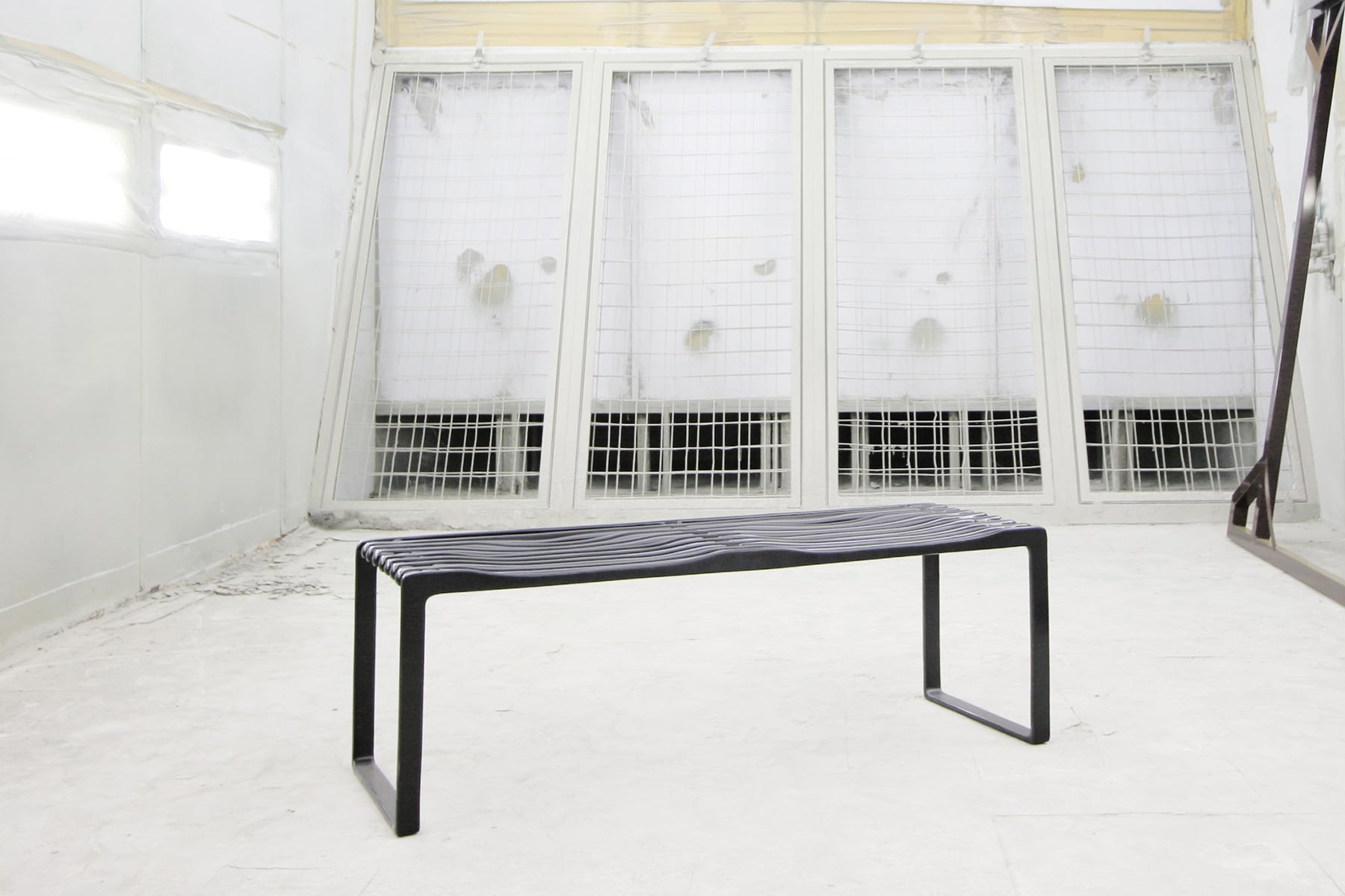 ม้านั่งสนาม INGFAH PATIO & OUTDOOR FURNITURE รุ่น MUSEUM COLLECTION แบบ 2 ที่นั่ง สีดำ_2