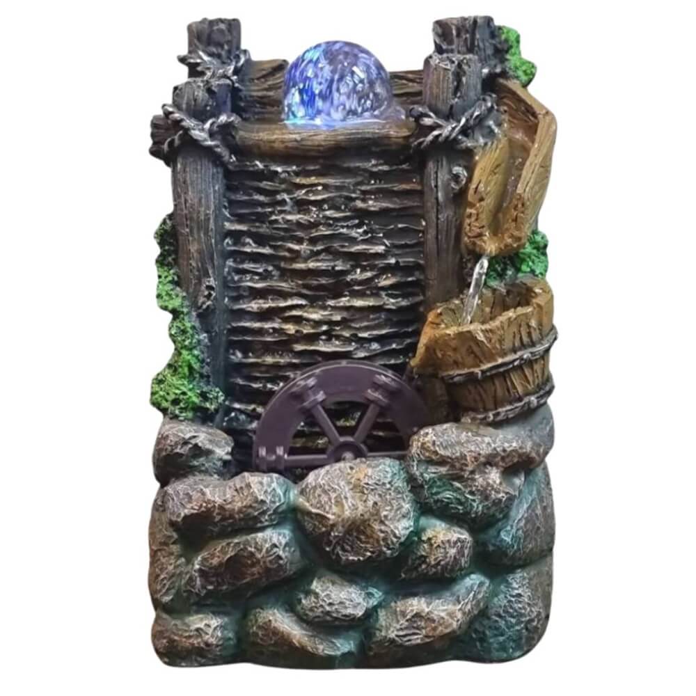 น้ำพุตั้งโต๊ะ EAKGIFT รุ่น 1099 มีกังหันวิดเงินเสริมฮวงจุ้ย ของขวัญมงคล_0