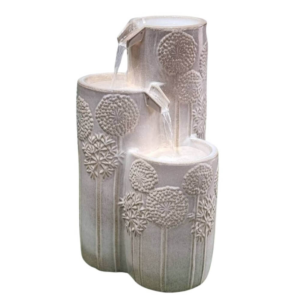 น้ำพุตั้งพื้นเสริมฮวงจุ้ย EAKGIFT รุ่นMZ159518A สไตล์โมเดิร์น วัสดุเซรามิก สีขาวงาช้าง_9