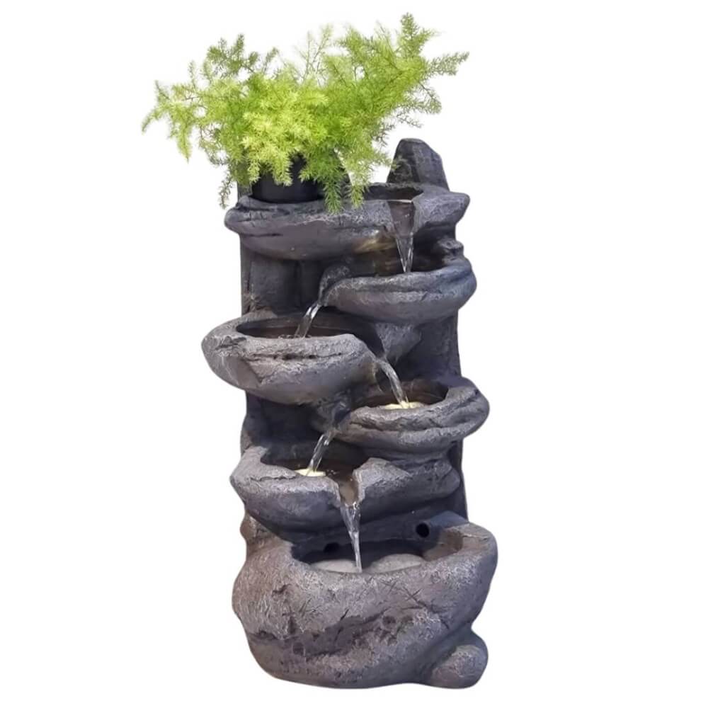 น้ำพุตั้งพื้นเสริมฮวงจุ้ย EAKGIFT รุ่น206 สไตล์ธรรมชาติ_8