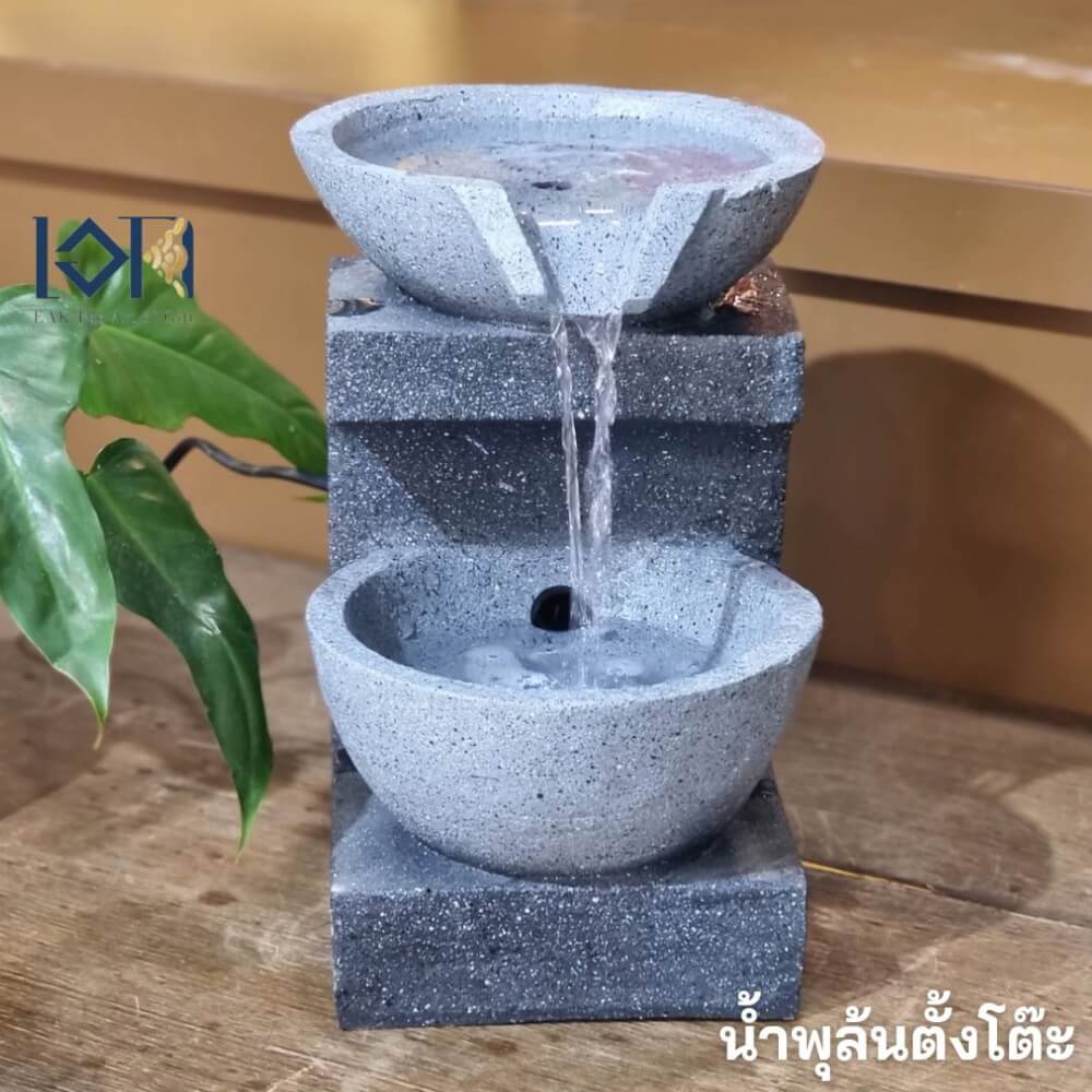 น้ำพุตั้งโต๊ะเสริมฮวงจุ้ย EAKGIT รุ่น 2375