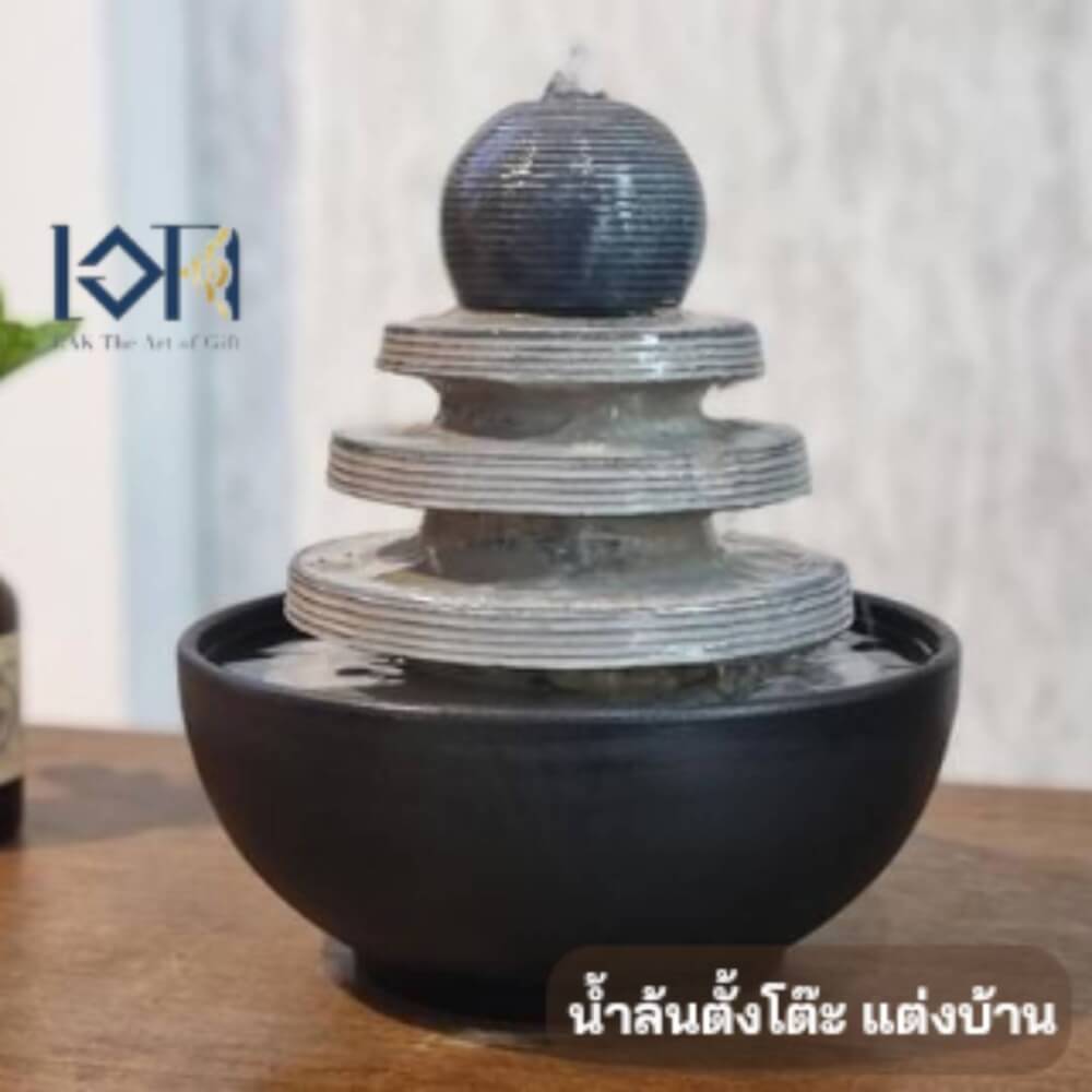 น้ำล้นตั้งโต๊ะ EAKGIFT รุ่น190245 สไตล์ทันสมัยเสริมฮวงจุ้ย