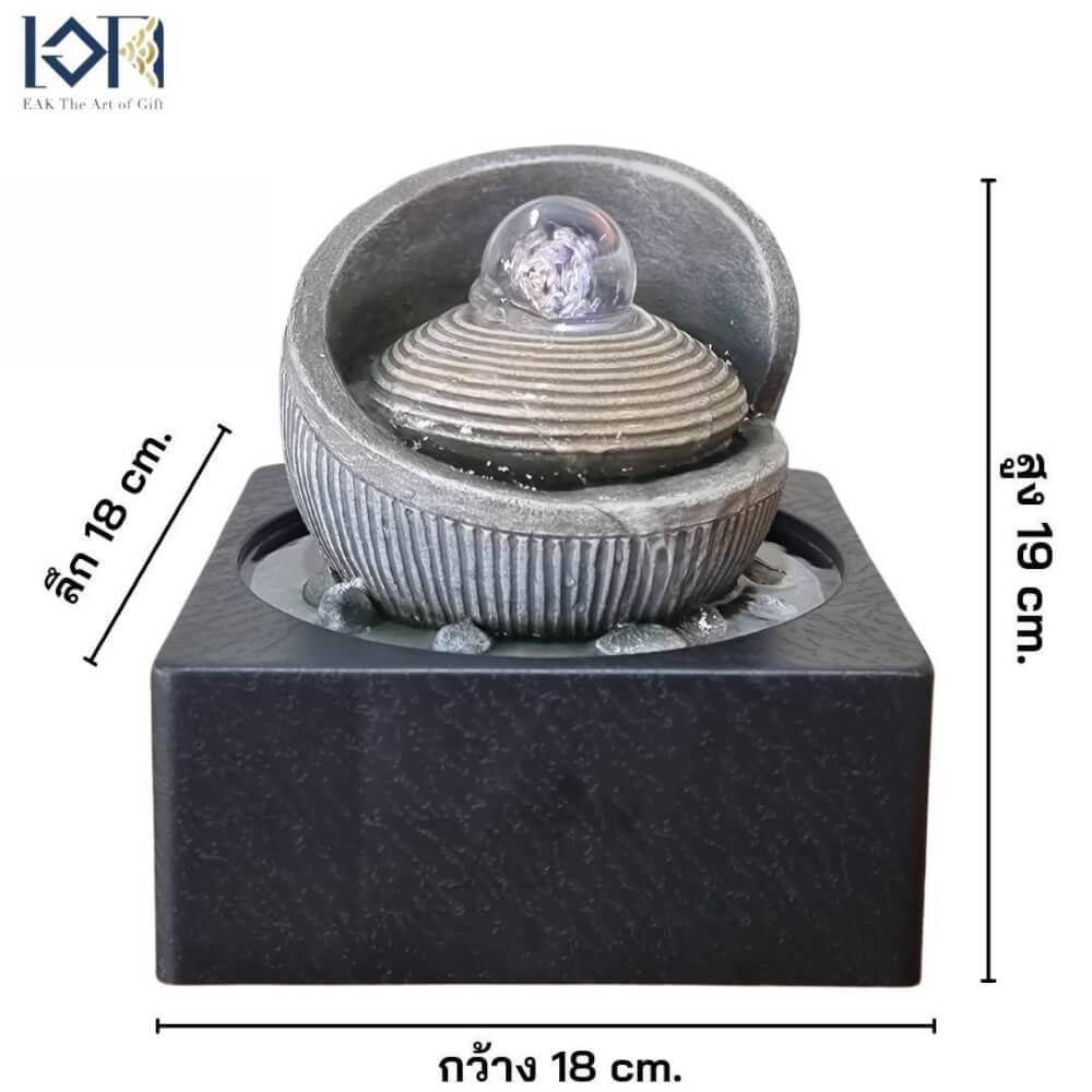 น้ำพุตั้งโต๊ะเสริมฮวงจุ้ย EAKGIFT รุ่น 7236157L ปรับจักรวาลฮวงจุ้ยเพิ่มความสิริมงคล_2