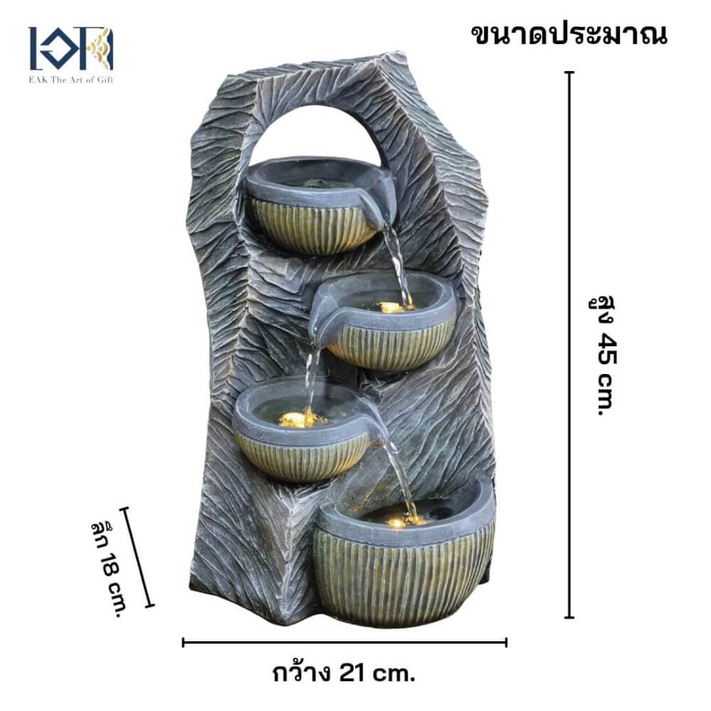 น้ำล้นตั้งพื้น EAKGIFT รุ่น1240313L ขนาดกลาง สไตล์ผสมผสานโมเดิร์นและคลาสสิกงาน