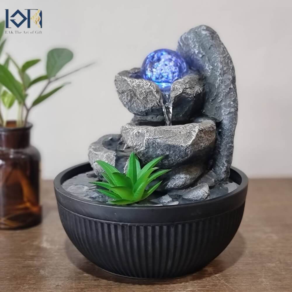 น้ำพุตั้งโต๊ะเสริมฮวงจุ้ย EAKGIFT รุ่น 7201628