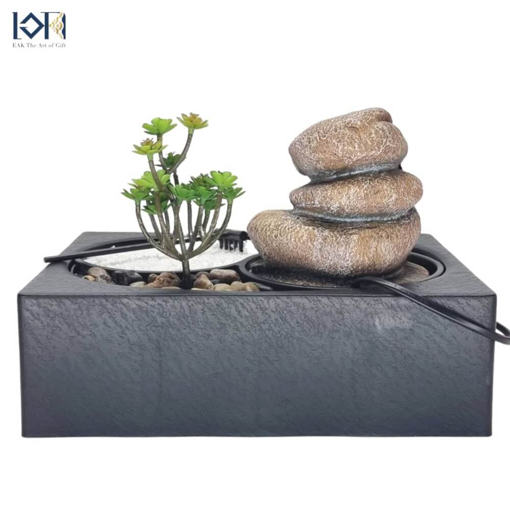 น้ำล้นตั้งโต๊ะ EAKGIFT รุ่น1201132 น้ำพุตกแต่งบ้านสไตล์สวนญี่ปุ่น เสริมฮวงจุ้ยมงคล_3