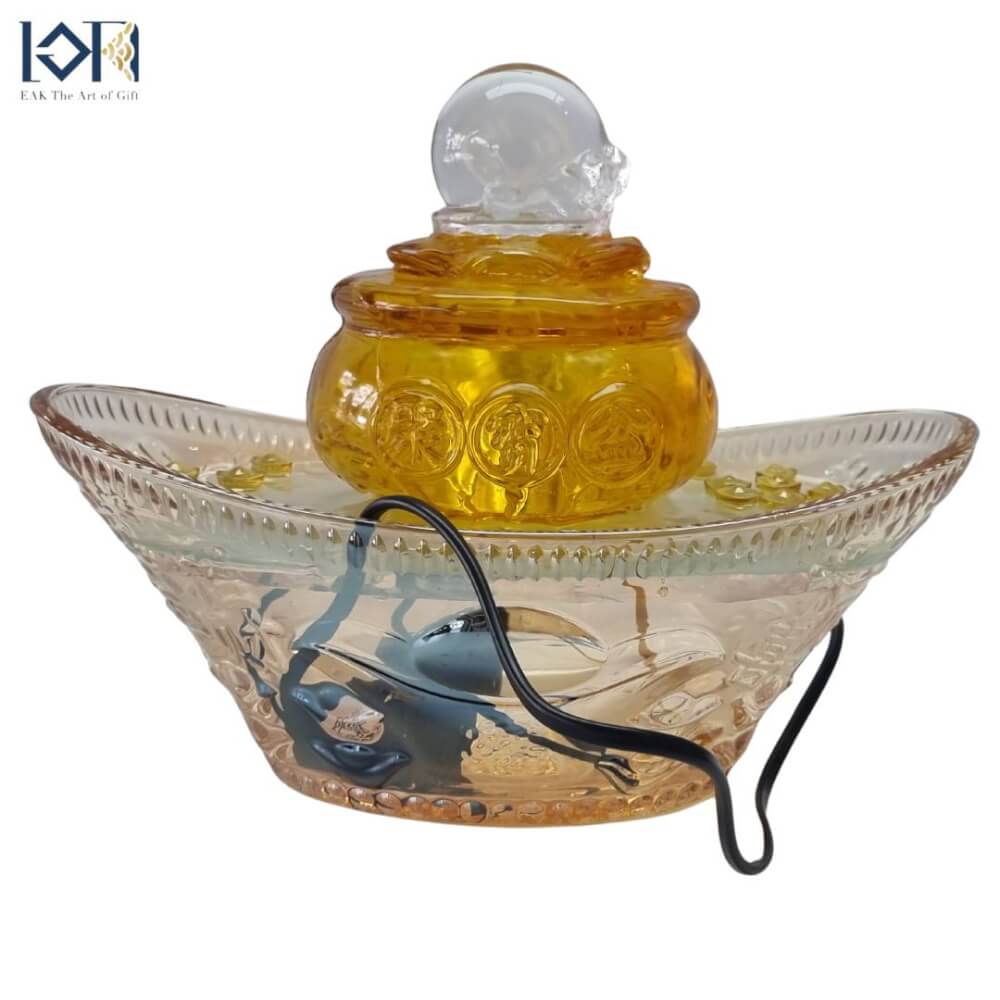 น้ำพุตั้งโต๊ะ EAKGIFT รุ่น99081 สไตล์โมเดิร์นสวยหรูเสริมฮวงจุ้ย