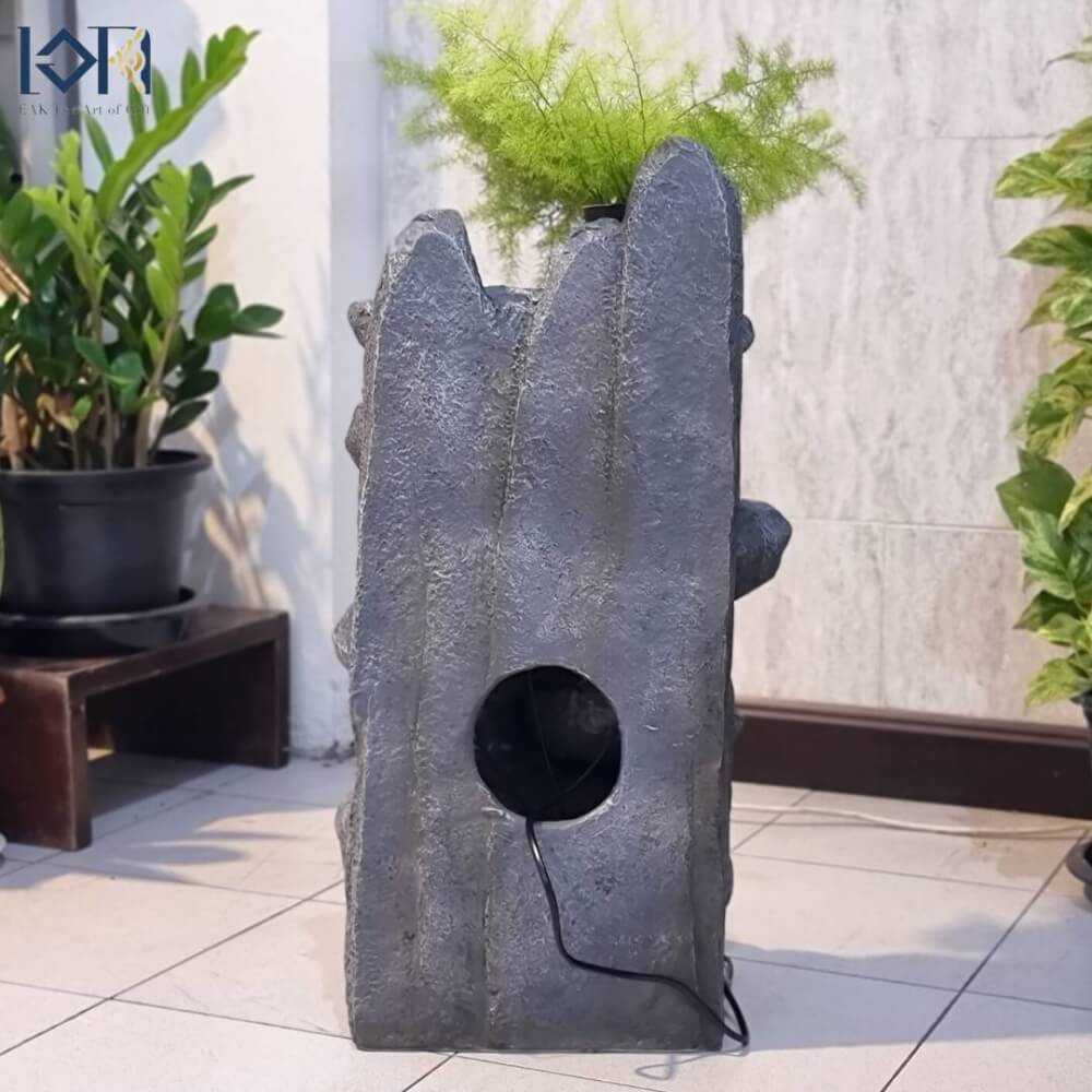 น้ำพุตั้งพื้นเสริมฮวงจุ้ย EAKGIFT รุ่น206 สไตล์ธรรมชาติ