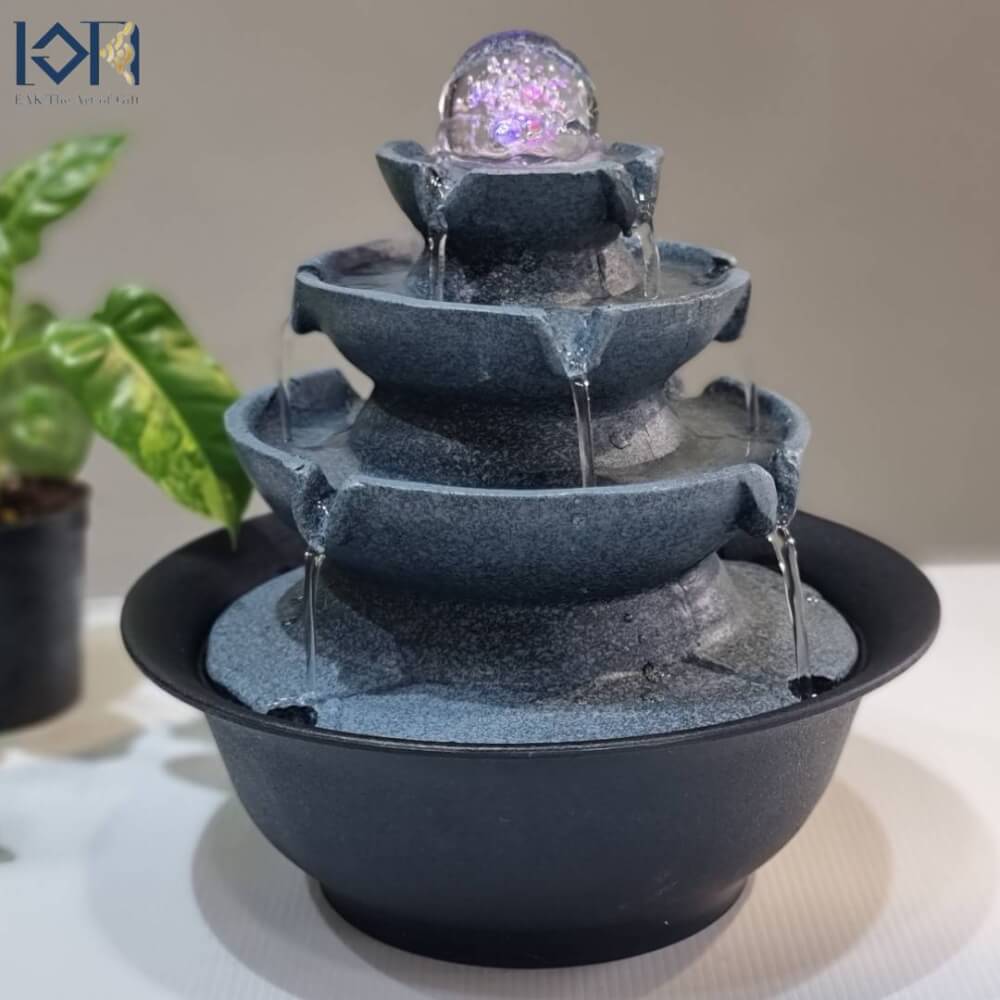 น้ำพุตั้งโต๊ะเสริมฮวงจุ้ย EAKGIFT รุ่น 2770