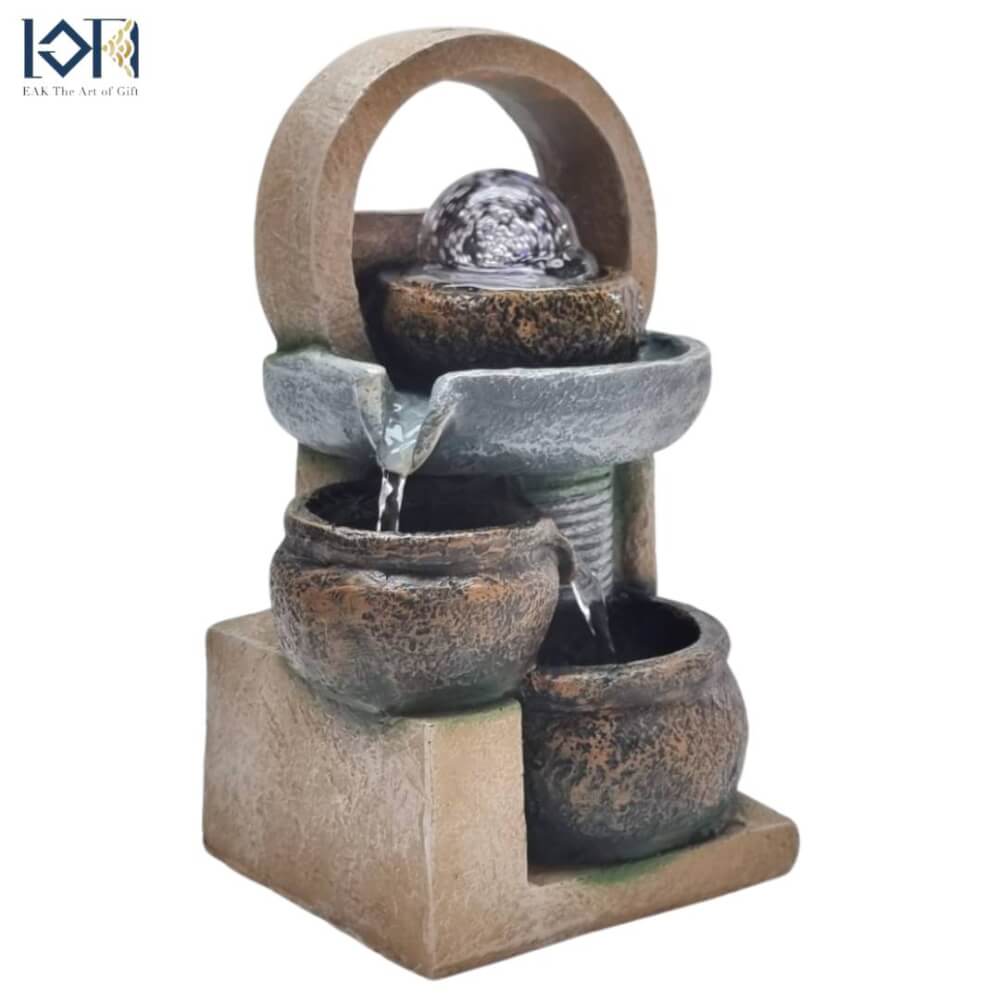 น้ำพุตั้งโต๊ะเสริมฮวงจุ้ย EAKGIFT รุ่น 9824 อ่างน้ำพุตกแต่งบ้าน_4
