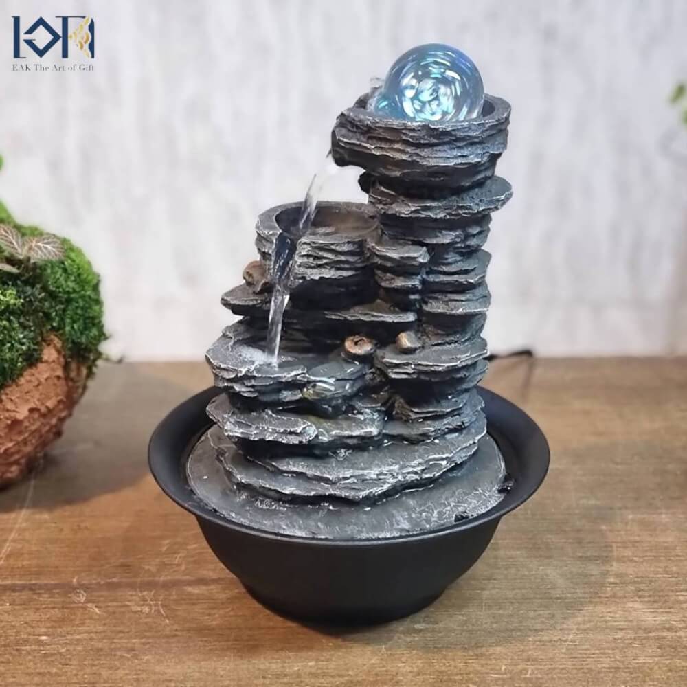 น้ำพุตั้งโต๊ะเสริมฮวงจุ้ย EAKGIFT รุ่น 22077