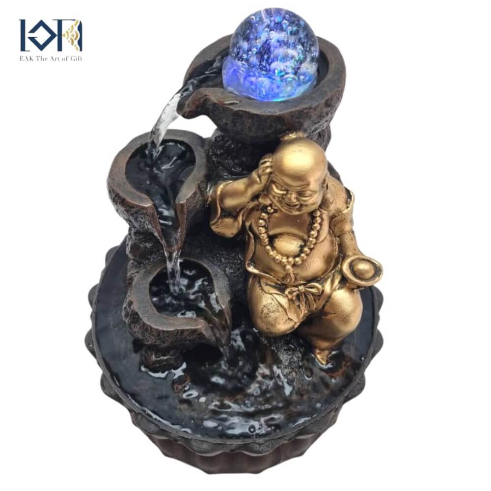 น้ำพุตั้งโต๊ะ EAKGIFT รุ่น16108-1 น้ำพุพระพิฆเนศเสริมฮวงจุ้ย