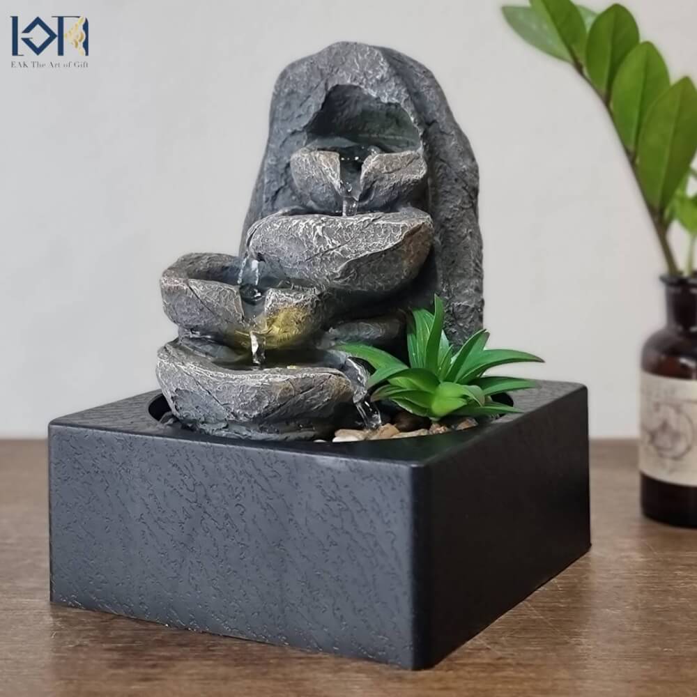 น้ำพุตั้งโต๊ะเสริมฮวงจุ้ย EAKGIFT รุ่น 1213037L-1