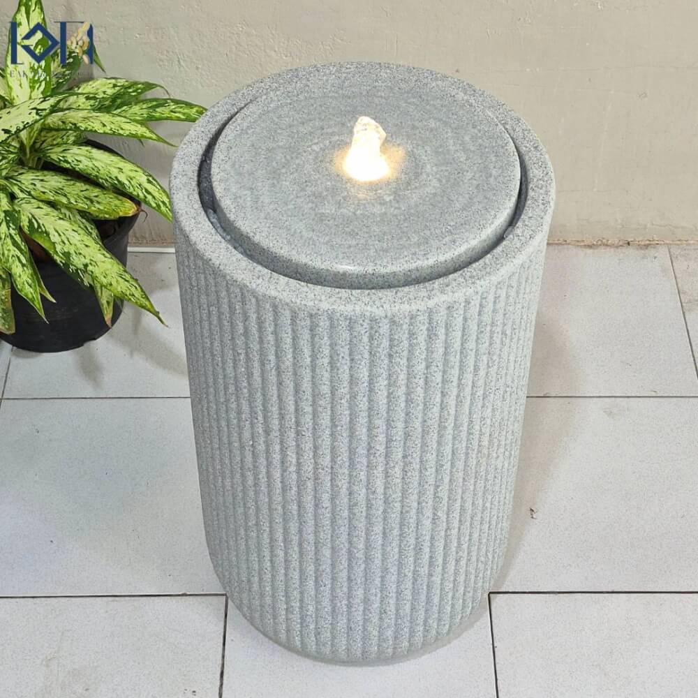 น้ำพุตั้งพื้นเสริมฮวงจุ้ย EAKGIFT GRANILITE MZ16338JA ทันสมัยงานสวยเหมือนหินแกรนิต