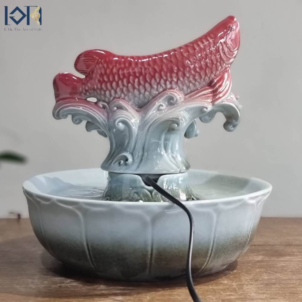 น้ำพุตั้งโต๊ะฮวงจุ้ย EAKGIFT รุ่น10515-2 สไตล์โมเดิร์น ตกแต่งบ้าน