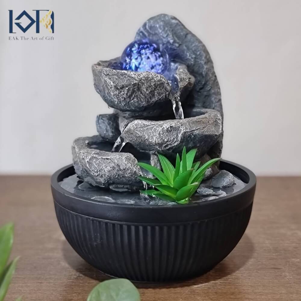 น้ำพุตั้งโต๊ะเสริมฮวงจุ้ย EAKGIFT รุ่น 7201628