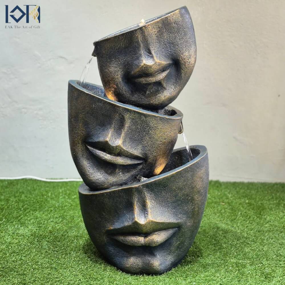 น้ำพุตั้งพื้น EAKGIFT รุ่นFF3002 สไตล์คลาสสิกความหมายดีเสริมฮวงจุ้ย