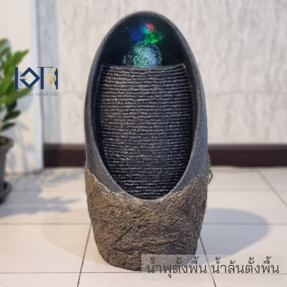 น้ำพุตั้งพื้น EAKGIFT รุ่น23013 สไตล์คลาสสิกเสริมฮวงจุ้ย