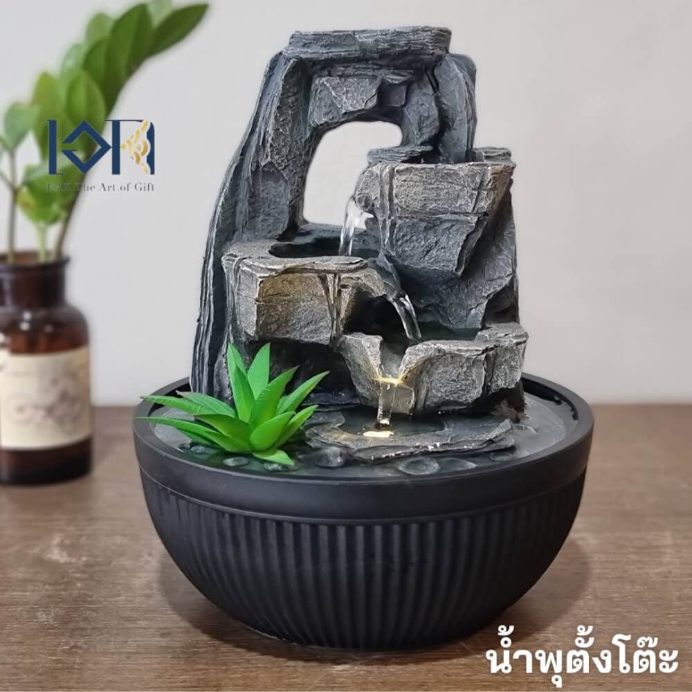น้ำพุตั้งโต๊ะเสริมฮวงจุ้ย EAKGIFT รุ่น1203608
