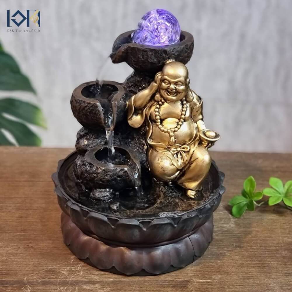 น้ำพุตั้งโต๊ะ EAKGIFT รุ่น16108-1 น้ำพุพระพิฆเนศเสริมฮวงจุ้ย