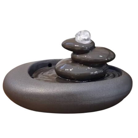 น้ำพุตั้งโต๊ะเสริมฮวงจุ้ย EAKGIFT รุ่นวงทรัพย์เรียกโชค สไตล์โมเดิร์นงานสวยเรียบหรู_0