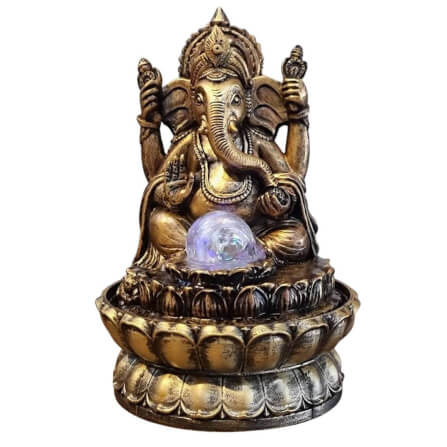 น้ำพุตั้งโต๊ะเสริมฮวงจุ้ย EAKGIFT รุ่น2562 น้ำพุพระพิฆเนศเทพความสำเร็จ_0