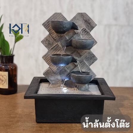 น้ำล้นตั้งโต๊ะเสริมฮวงจุ้ย EAKGIFT รุ่น200259 สไตล์คลาสสิกตกแต่งบ้าน_1