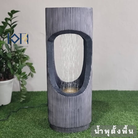 น้ำพุตั้งพื้น EAKGIFT รุ่นMZ16088GA สไตล์คลาสสิกตกแต่งบ้านเสริมฮวงจุ้ย_1