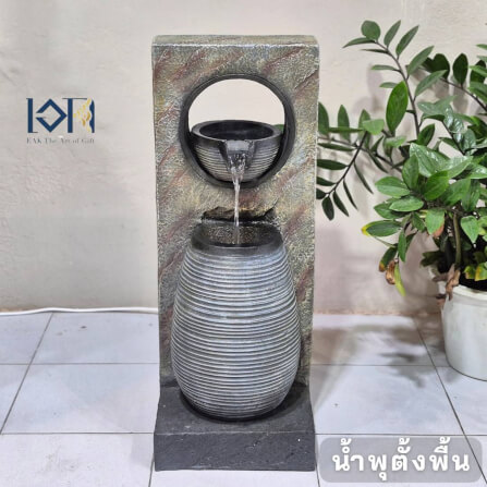 น้ำพุตั้งพื้นเสริมฮวงจุ้ย EAKGIFT รุ่น23015 สไตล์คลาสสิก_1