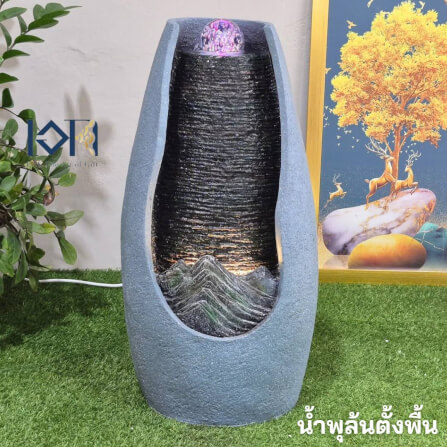 น้ำพุตั้งพื้น EAKGIFT รุ่น22045 สไตล์คลาสสิก ตกแต่งบ้านเสริมฮวงจุ้ย_1