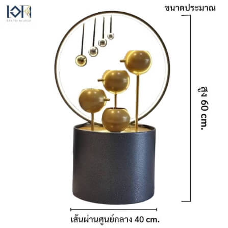 น้ำพุตั้งโต๊ะเสริมฮวงจุ้ย EAKGIFT รุ่น99064-4 สไตล์โมเดิร์นทันสมัย_2