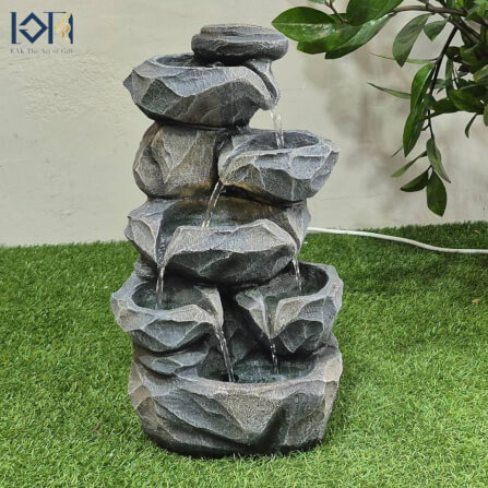 น้ำพุตั้งพื้น EAKGIFT รุ่น1220809L ขนาดกลาง สไตล์ธรรมชาติเสริมฮวงจุ้ย_3