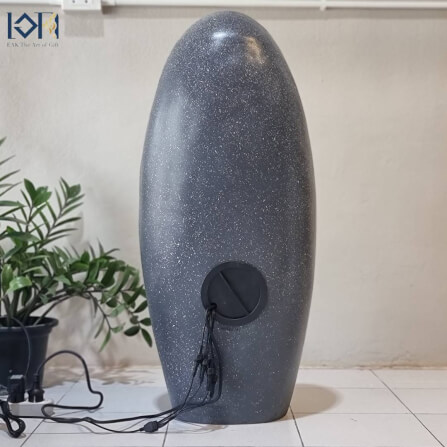 น้ำพุตั้งพื้นเสริมฮวงจุ้ย EAKGIFT รุ่น230051 ขนาดใหญ่ มีน้ำไหลพร้อมไฟ_3