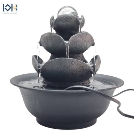 น้ำพุตั้งโต๊ะเสริมฮวงจุ้ย EAKGIFT รุ่น1166037 สไตล์คลาสสิก วัสดุไฟเบอร์เรซิ่น_4