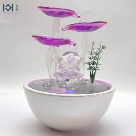 น้ำพุตั้งโต๊ะเสริมฮวงจุ้ย EAKGIFT รุ่น99031P สไตล์โมเดิร์นทันสมัยงานสวยเรียบหรู_4