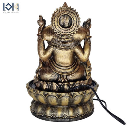 น้ำพุตั้งโต๊ะเสริมฮวงจุ้ย EAKGIFT รุ่น2562 น้ำพุพระพิฆเนศเทพความสำเร็จ_4